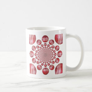 Mug Crimson Vortex : Belle Balle de Cricket Rouge