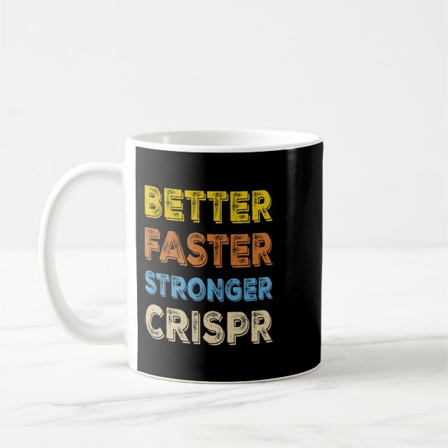 Mug Crispr DNA Edits Funny Scientifique Biologiste (Gauche)