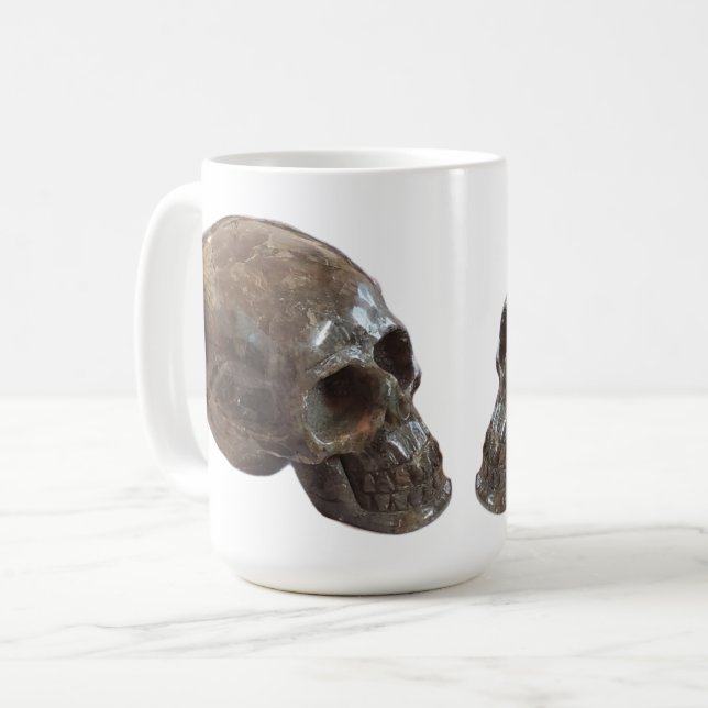 Mug Cristal Crâne Musique (Devant gauche)