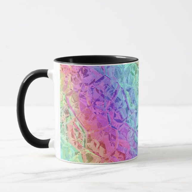 Mug cristal de arc-en-ciel gelé : (Gauche)