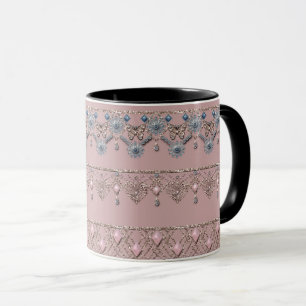 Mug cristaux de perles de bijoux sans Seamless parties