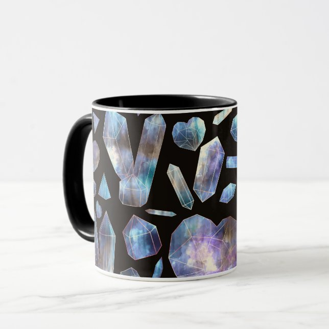 Mug Cristaux d'énergie magique Arc-en-ciel Crystal Roc (Devant gauche)