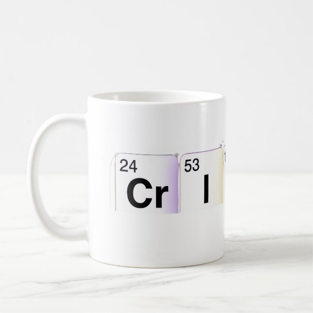 Mug Cristo Éléments Chimiques (Gauche)