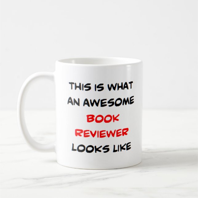 Mug critique de livre, génial (Gauche)