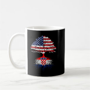 Mug Croate Racines Américaine Croissance Croatie Sweat