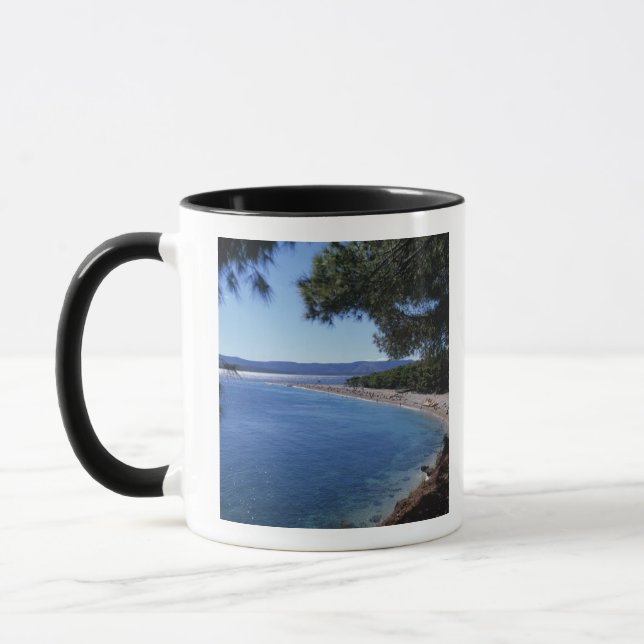Mug Croatie, île de Brac, Bol, Golden Cape Beach 2 (Gauche)