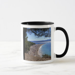 Mug Croatie, île de Brac, Bol, plage de Golden Cape