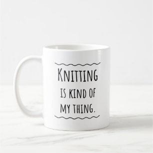 Mug Crochet de Tricot de Kitter