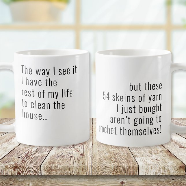 Mug Crochet drôle de fil (Créateur téléchargé)