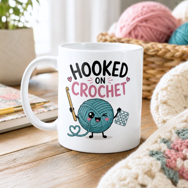 Mug Crochet Fou au Crochet Fantaisiste (Créateur téléchargé)