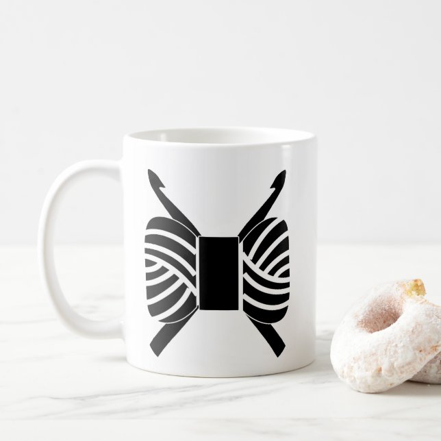 Mug Crochet Hooks & Yarn Crafts (Avec donut)