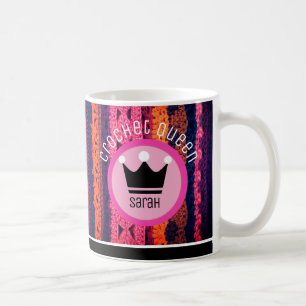 Mug Crochet Queen ! Un cadeau amusant pour les amateur