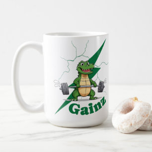 Mug Crocodile Gainz Gym   Exercice de musculation