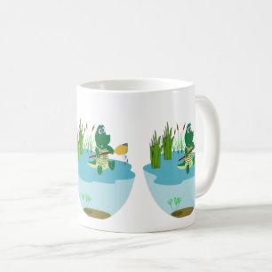 Mug Crocodile majestueux au bord du lac - Wild Life Ar