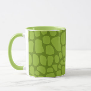 Mug Crocodile Vert Grandes Peau d'animal sauvage motif