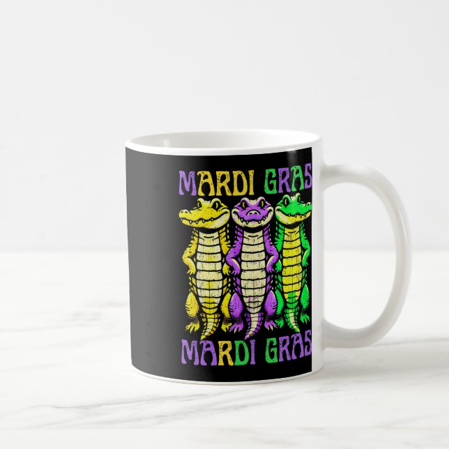 Mug Crocodiles Aligator Louisiana Mardi Gras Carnival (Droite)