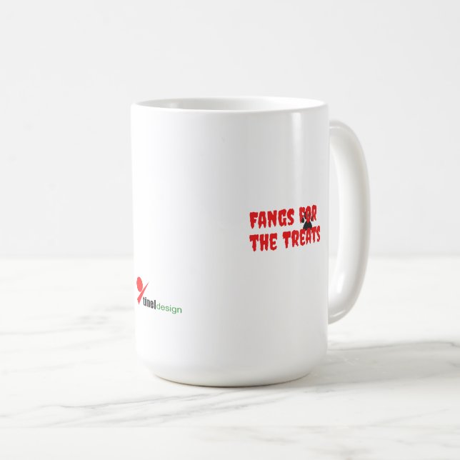 Mug Crocs pour les friandises – Création drôle d'Hallo (Devant droit)