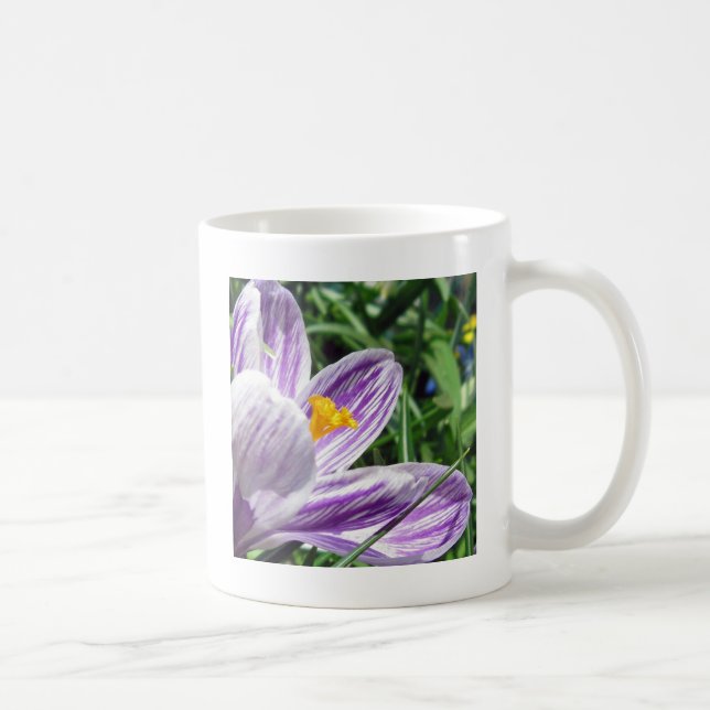 Mug Crocus de printemps violet (Droite)