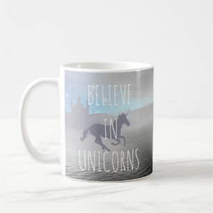 Mug Croire aux licornes Art fantaisiste