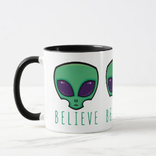 Mug Croire la tête de l'Alien