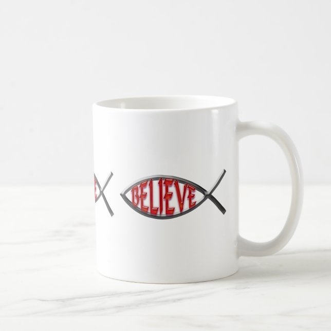 Mug Croire Poisson- Rouge (Droite)
