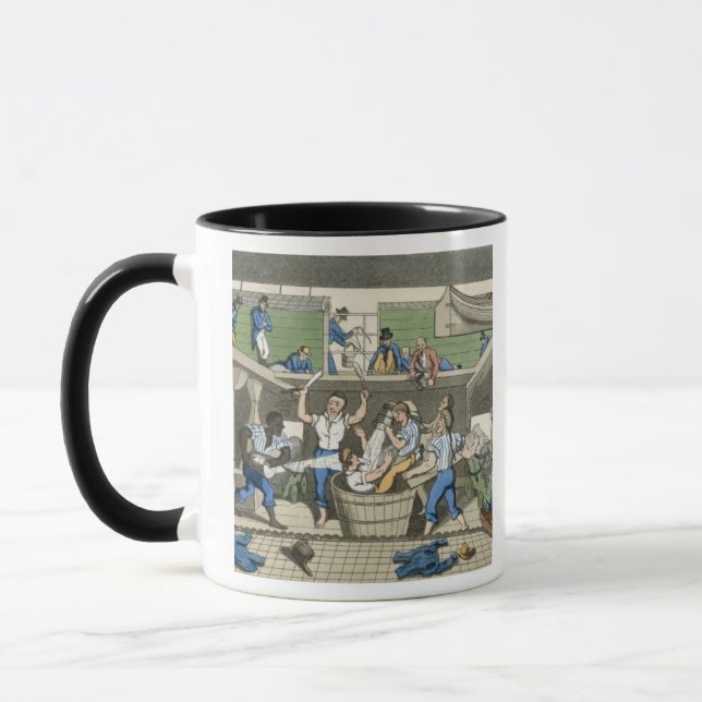 Mug Croisement de la ligne, plat 'des aventures de J (Gauche)