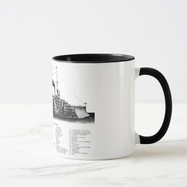 Mug Croiseur blindé allemand (Droite)