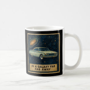 Mug Croiseur Rétro dans l'Espace Profond
