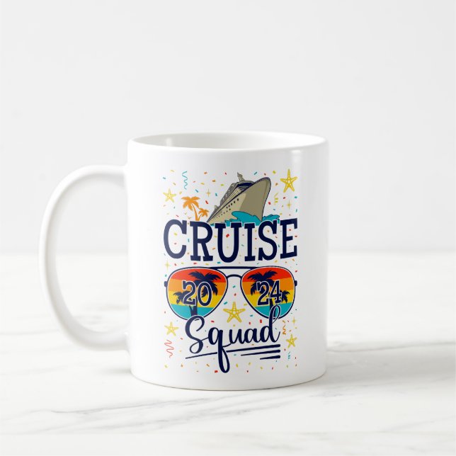 Mug Croisière 2024 Croisière Vacances (Gauche)