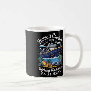 Mug Croisière à Hawaï 2026 Voyage de vacances Correspo