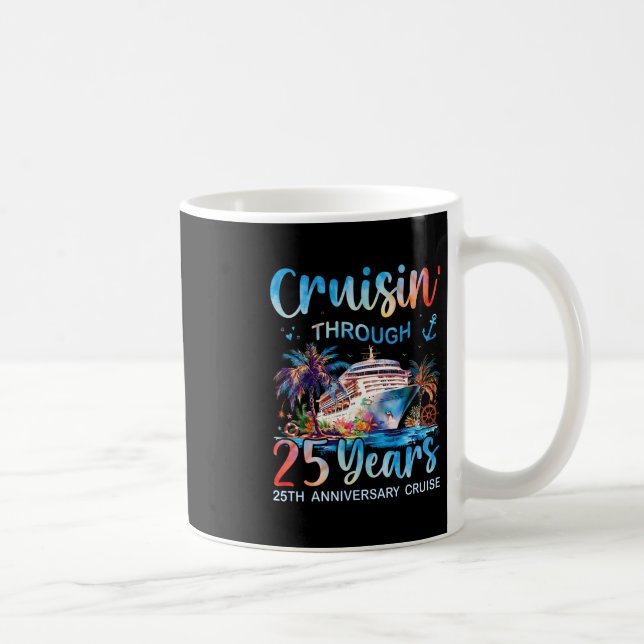 Mug Croisière à travers 25 ans Croisière du 25e annive (Droite)