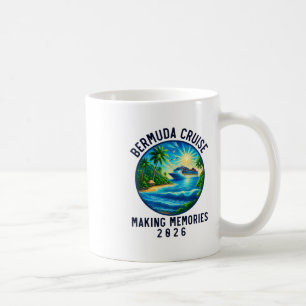 Mug Croisière aux Bermudes du groupe d'amis 2026 Famil