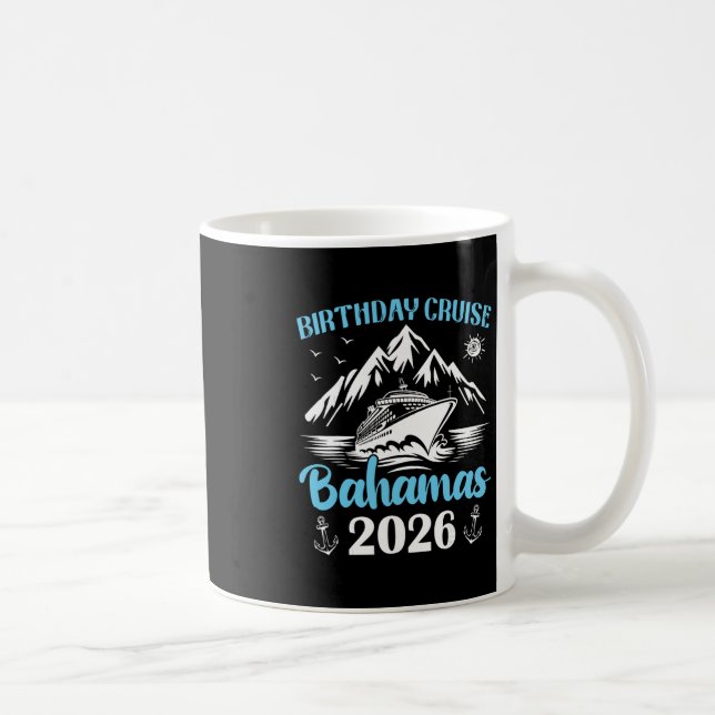 Mug Croisière d'anniversaire Byhamas 2026 Croisière fa (Droite)