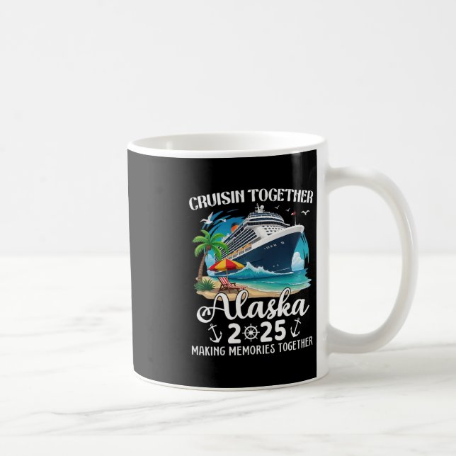 Mug Croisière en Alaska 2025 En croisière ensemble Cor (Droite)