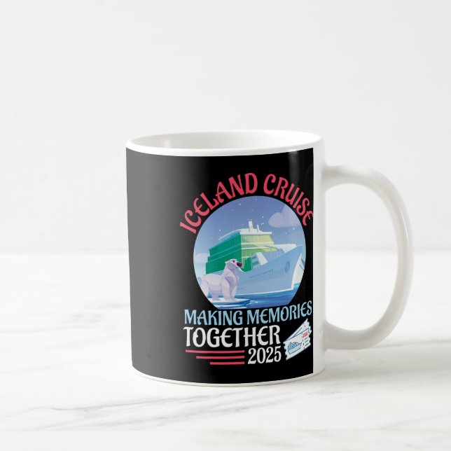 Mug Croisière en Islande Créer des souvenirs ensemble  (Droite)