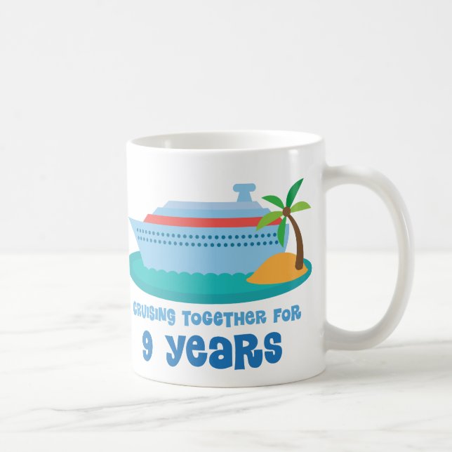 Mug Croisière ensemble pendant 9 années de cadeau (Droite)