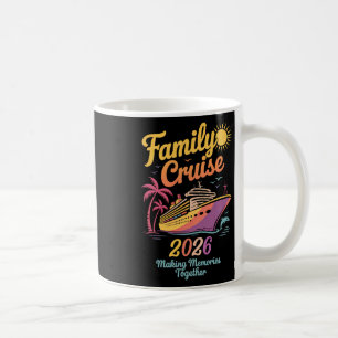 Mug Croisière familiale 2026 Tie Dye Famille Vacance a