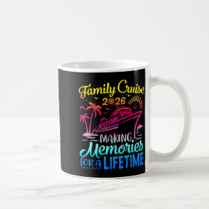 Mug Croisière familiale de vacances 2026 Créer des sou