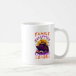 Mug Croisière familiale Halloween 2025 tenue de famill