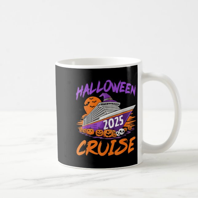 Mug Croisière Halloween 2025 Croisière Halloween en fa (Droite)