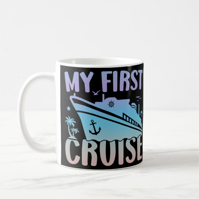 Mug Croisière Ma première croisière 2025 Croisière de  (Gauche)