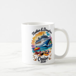 Mug Croisière mère-fille 2026 Voyage de vacances assor