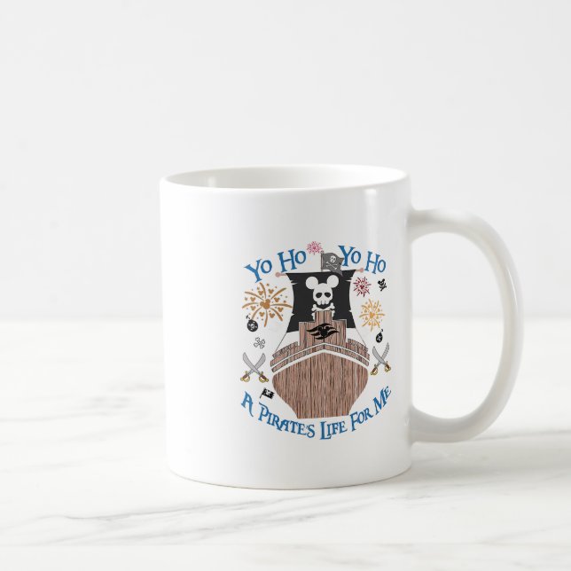Mug Croisière Pirate Yo Ho Une Vie de Pirate Pour Moi  (Droite)