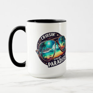 Mug Croisine' Through Paradise : Tropical Escape Vibes