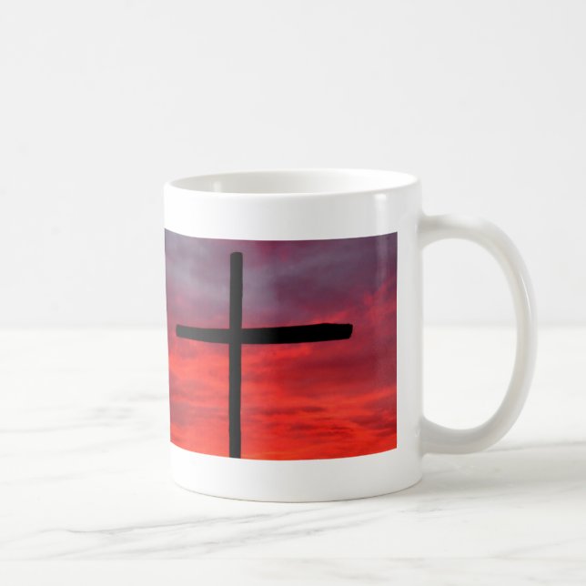 Mug Croix au lever de soleil (Droite)