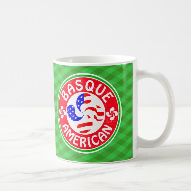 Mug Croix basque-américaine Euskara Lauburu (Droite)