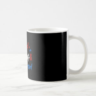 Mug Croix Chrétienne Rouge Blanc Et Bénie 4 Juillet 