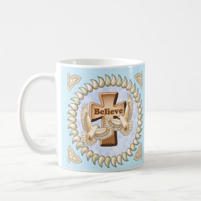Mug Croix de Gloire Chrétienne  (Gauche)