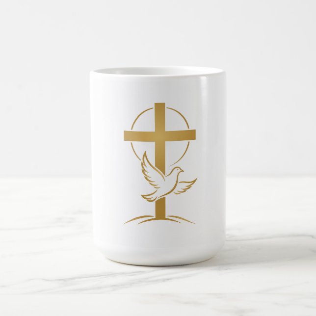 Mug Croix de la Foi Orthodoxe & Colombe (Centre)