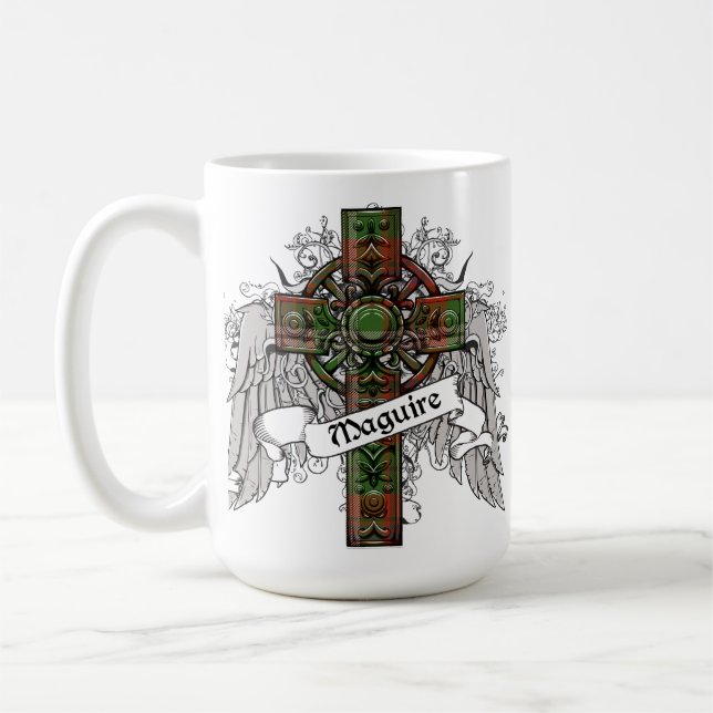 Mug Croix de Maguire Tartan (Gauche)